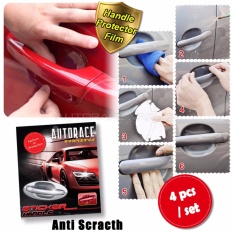 AUTORACE Stiker Handle Mobil 4pcs Universal / Pelindung Handle/ Anti Gores Gagang Pintu Mobil / Screen guard SC-01