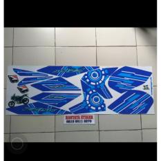Stiker motor Vixion NVL Variasi 1 ( Biru )