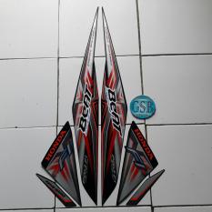 Stiker Striping Motor Honda Beat fi iss 2015 hitam