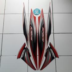 Stiker Striping Motor honda spacy 2012 merah