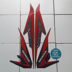 Stiker Striping Motor honda vario Techno 125 esp 2015 darkgrey