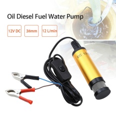 Submersible Pump 12 V DC 38mm Air Transfer Bahan Bakar Minyak 12 L/Min untuk Motorhome, Caravan, Camper Van & Marine Camping Fishing Mesin Pertanian-Intl