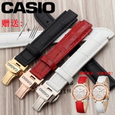 Mengganti Casio Kulit Jam Tangan untuk Mengambil Sheen 3034 Merah Casio Wanita Gaya Kupu-kupu Tombol Hingga 10 Mm convex-Internasional