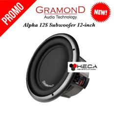 Subwoofer 12-inch GRAMOND Alpha 12S New Series 12 S Audio Mobil Sub Pasif