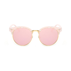 Sunglasses Polarized Pria Cermin Mata Matahari Kacamata Pink Warna Desain Merek (Intl)