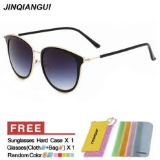 Kacamata Hitam Wanita Mata Kucing Retro Warna Abu-abu Lensa Polaroid Titanium Frame Driver Kacamata Hitam Merek Desain Kotak Asli Wanita Oculos