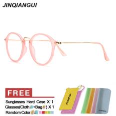 Kacamata Hitam Wanita Polarized Oval Sun Glasses Pink Warna Desain Merek (Ekspor)