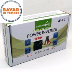 SUNPRO Power Inverter W-75 180W DC to AC