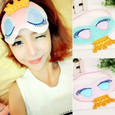 Sunwonder Lucu Yang Dapat Membuat Orang Yang Melihatnya Tertawa Terbahak-bahak atau Justru Kesal Karena Merasa Cetak Wanita Gadis Mata Menutupi Kacamata English. Tidur Masker Malam Lembut Perjalanan Buta (Merah Muda) -Intl