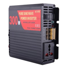 SUVPR DY-LG300S 300W DC 12V to AC 220V Pure Sine Wave Car Power Inverter with Universal Power Socket - intl