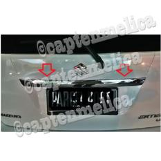 Aksesoris Mobil Suzuki Ertiga - POLOS TIIPIS Trunklid Belakang List BEMPER BUMPER BELAKANG Trunklid Trunk Lid List Lis Grill Gril Belakang Chrome Krom Silver Luxury Innova Kaca Cover Pelindung POLOS TIIPIS Asesoris Mobil Acesoris Mobil ERTIGA