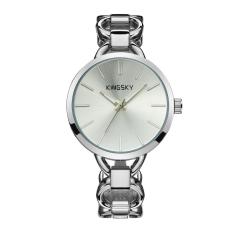 Svoovs Kingsky Pabrik Jam Tangan QUARTZ Watch Warna Guangzhou Grosir Wholesale Trade AliExpress Watch Penjualan (Putih)