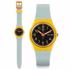 SWATCH GO702 - Hamarace - Jam Tangan Pria - Bahan Tali Silikon - Light Blue