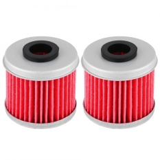 Sweatbuy 2pcs Motorcycle Engine Fuel Oil Filter for Honda CRF150R CRF250R CRF250X CRF450R CRF450X - intl