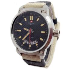 Swiss Army 3089 Original Jam Tangan Sport Pria Tali Kanvas 