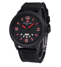 Swiss Army DHC - Jam Tangan Pria - Leatehr Strap - SA1128BR