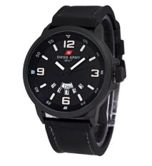 Swiss Army DHC - Jam Tangan Pria - Leatehr Strap - SA1128FB