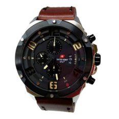 Swiss Army DHC - Jam Tangan Pria - Leather Strap - SA 2272 DBS