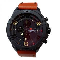 Swiss Army DHC - Jam Tangan Pria - Leather Strap -SA 2272 LB