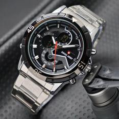 Swiss Army Dual Time SA110NY Tali Rantai Jam Tangan Pria