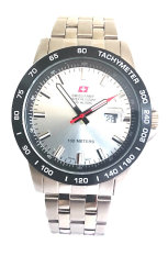 Swiss Army HC 3309 G / HCC 1121 - Jam Tangan Pria - Bezel Silver - Stainless Steel