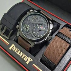 Swiss Army Infantry Full Set-Jam Tangan Pria SA 7556