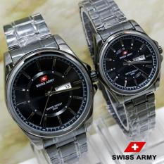 Swiss Army Jam Tangan Couple Rantai SA 0036NY
