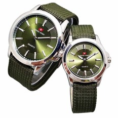 Swiss Army - Jam Tangan Couple - Strap Canvas - SA 1577 DN