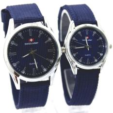Swiss Army - Jam Tangan Couple - Strap Kanvas SA 5005 - TERBARU