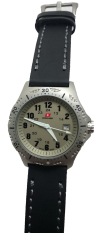 Swiss Army Jam Tangan Pria HC 8788 Body Silver Dove + Bezel Abu-abu Limited Edition