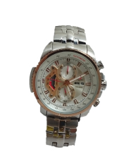 Swiss Army Jam Tangan Pria HCC 00272 Body Silver Bezel Putih List Gold ( Limited Edition)
