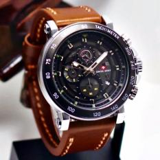 Swiss Army-Jam Tangan Pria - Stainless-SA 1730LBC Hitam