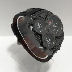 Swiss Army Jam Tangan Pria - Strap Kulit - 3 Waktu - SA-2225