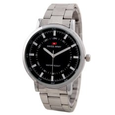 Swiss Army Mens Elegant - Silver - Stainless - SA 5108 SS BL