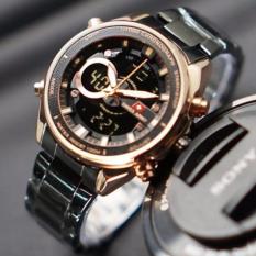 Swiss Army Modern Jam Tangan Pria Terbaru Rantai Stainless Steel SA7789Z