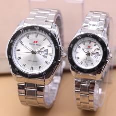Swiss Army - SA074 - Jam Tangan Couple/Pasangan - Rantai Stainles