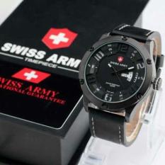 Swiss Army TimePiece- Jam Tangan Pria Original - Strap Kulit SA 3035