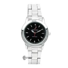 Swiss Army Women's - Jam Tangan Wanita - SA 6035 L Bezel Hitam - Stainless Steel