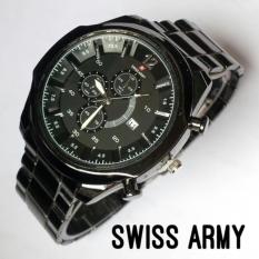 Swiss Army - Jam Tangan pria Stainless Steel S21811 hitam