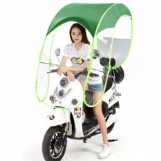 Sworld 2017 Mobil Listrik Motor Parasol Jas Hujan Payung Canopytransparent Tebal Dilipat Mudah Dibawa Sederhana-Internasional