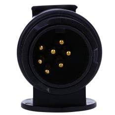 T22809 13 Sampai 7 Pin 12 V 12N Standar Eropa Round Hole TrailerPlug Truk Kabel Konektor N Jenis-Internasional