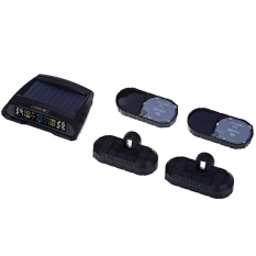 T802 433.92 MHz Nirkabel TPMS Tenaga Surya Sistem Pemantauan Tekanan Ban 4 Sensor Internal-Intl