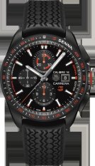Tag Heuer Carrera 100M Calibre 16 Senna Special Edition CBB2080.FT6042 - Jam Tangan Pria - Hitam