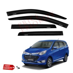 Talang Air Mobil Sigra / Car Side Visor Sigra Acrylic Premium - Model Slim + 3M