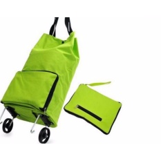 Tas Belanja Lipat Roda Serbaguna Shopping Trolly Troly Traveling Bag