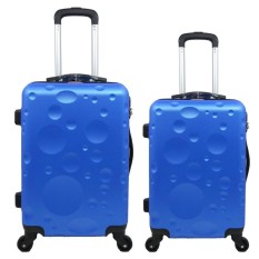 Tas Koper Polo Twin - Fiber ABS 1 Set Size 20 & 24 Inch 6619 Blue