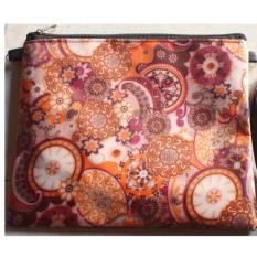 Tas Kosmetik Fashion Motif Batik for Female - Cokelat