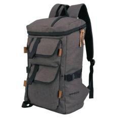 Tas Ransel Laptop Pria  Backpack Cowok Kasual Warna Coklat Original Bandung Berkualitas Real Picture