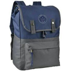 Tas Ransel Laptop Serut Distro Cordura Kanvas Pria Wanita Navy C6 Dac84 Sekolah Kuliah Polo Visval