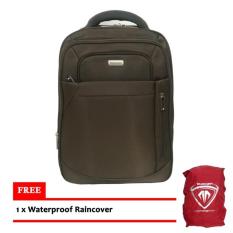 Tas Ransel Laptop Tracker - Coklat polos terbaru